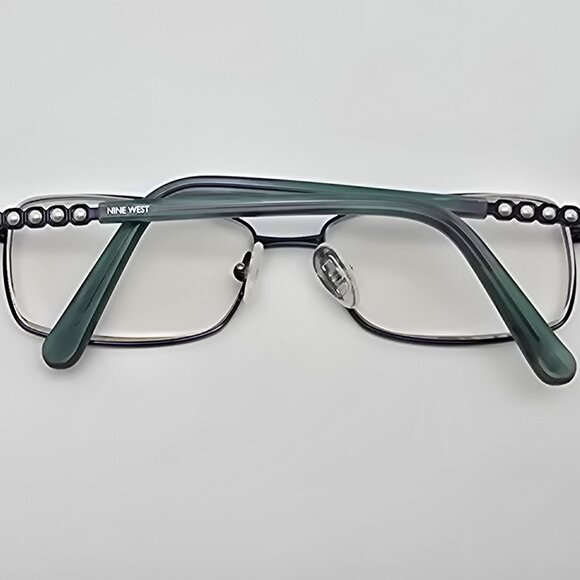 *SOLD* Nine West NW1079 434 Navy Blue Pearl Eyeglasses Frame w/ Flexhinge 54mm - Picture 10 of 15